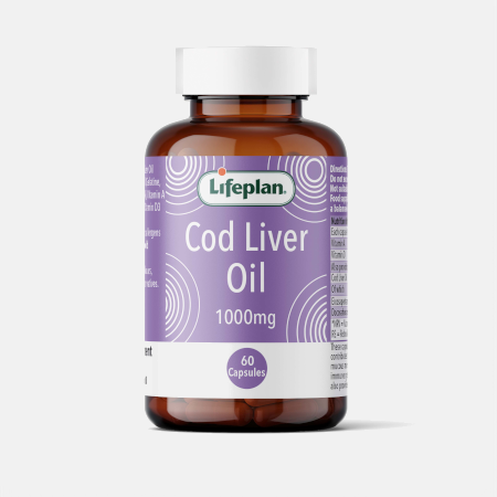 Cod Liver Oil 1000mg – 60 cápsulas – Lifeplan