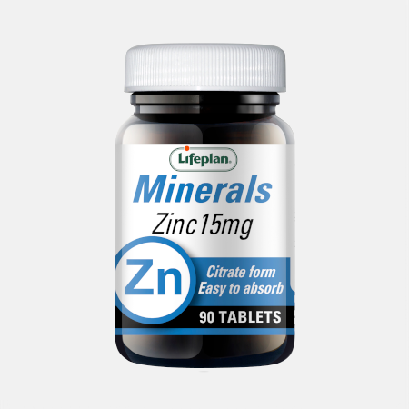 Zinc Citrate 15mg – 90 comprimidos – Lifeplan