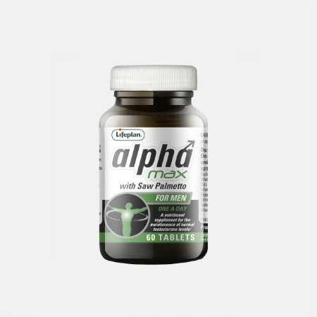 Alpha Max con Saw Palmetto – 60 comprimidos – Lifeplan