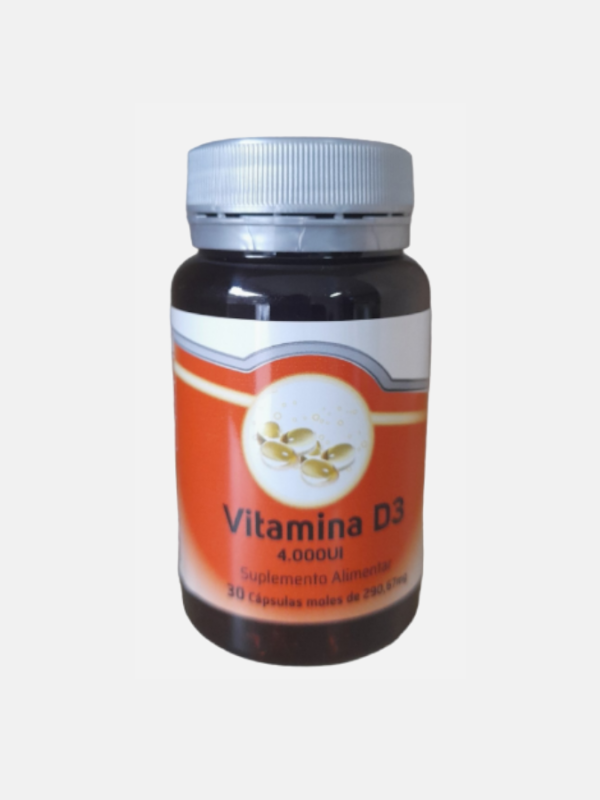 Vitamina D3 4000 UI - 30 cápsulas - Dalipharma