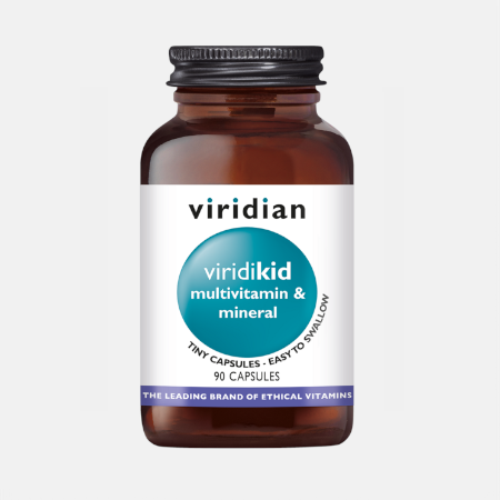 ViridiKid Multivitamin & Mineral – 90 cápsulas – Viridian