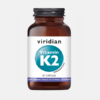 Vitamin K2 50mcg - 30 cápsulas - Viridian