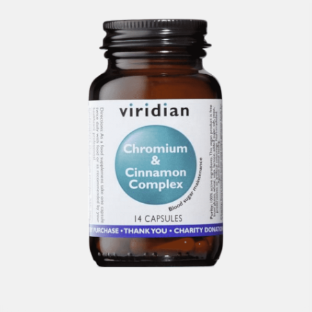 Chromium & Cinnamon Complex – 14 cápsulas – Viridian