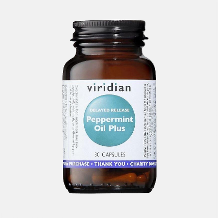 Peppermint Oil Plus – 30 cápsulas – Viridian