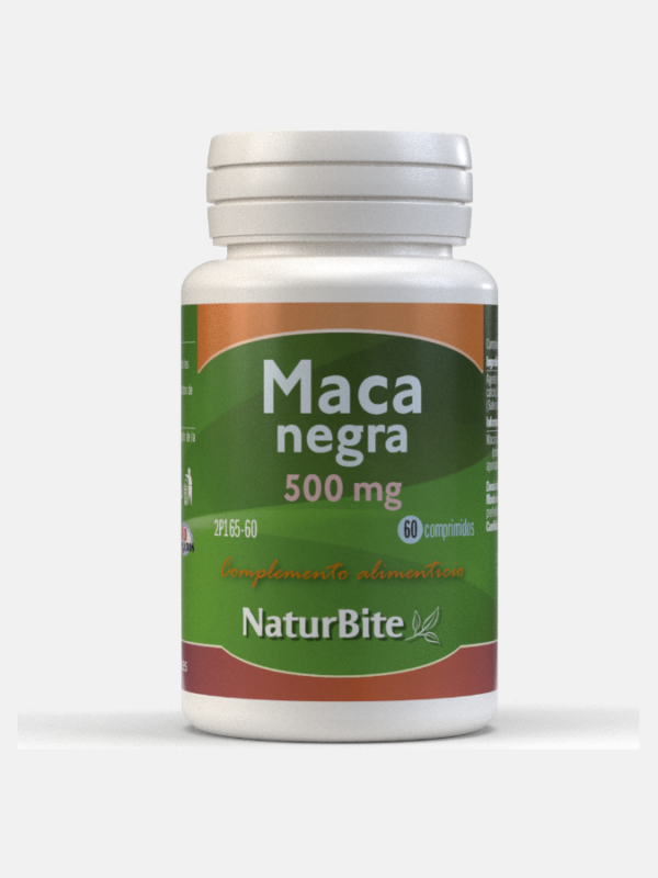 Maca Negra 500mg - 60 comprimidos - NaturBite