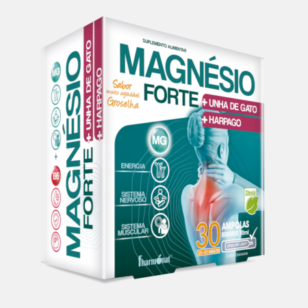 Magnesio Forte Uña de Gato + Harpago – 30 ampollas – Fharmonat
