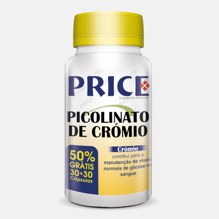 Price Picolinato de Cromo – 30+30 cápsulas – Fharmonat