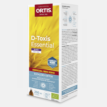 D-Toxis Essential sin Yodo Manzana – 250ml – Ortis