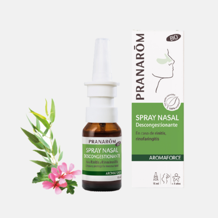 AROMAFORCE Spray Nasal Descongestionante BIO – 15ml – Pranarom