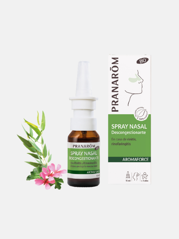 AROMAFORCE Spray Nasal Descongestionante BIO - 15ml - Pranarom