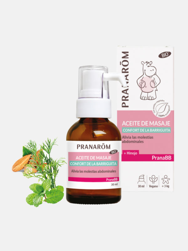 PRANABB Aceite de masaje Confort de la barriguita BIO - 15ml - Pranarom