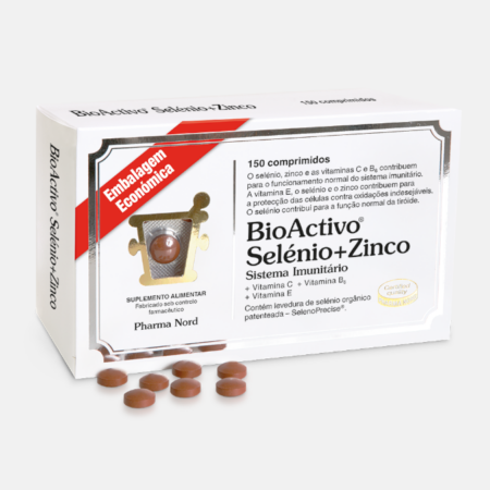 BioActivo Selenio+Zinc – 150 comprimidos – Pharma Nord