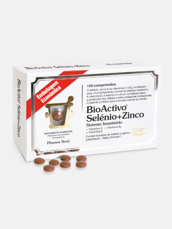 BioActivo Selenio+Zinc - 150 comprimidos - Pharma Nord