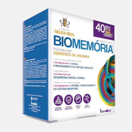 BioMemória – 40 ampollas – Fharmonat