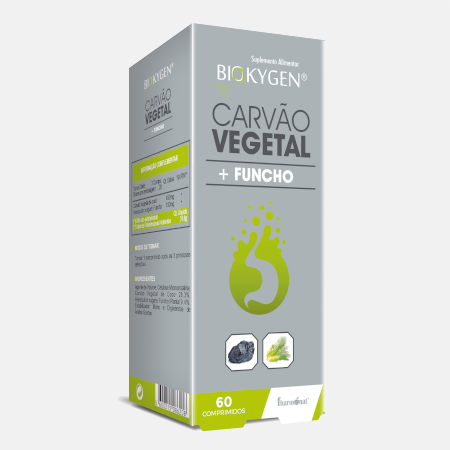 Biokygen Carbón vegetal + Hinojo – 60 comprimidos – Fharmonat