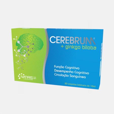 Cerebrum + Ginkgo Biloba – 20 ampollas – Natiris