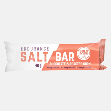 Endurance Salt Bar Chocolate Maíz Tostado – 40g – Gold Nutrition