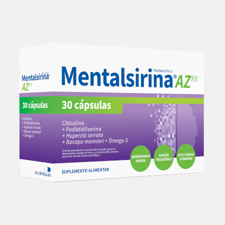 Mentalsirina AZ Rx – 30 cápsulas – Farmodietica