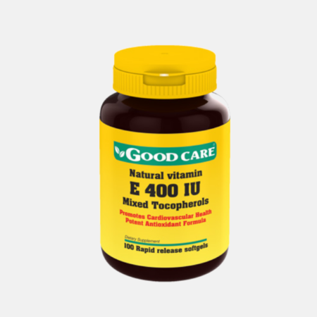 Vitamina E 400 iu – 100 cápsulas – Good Care
