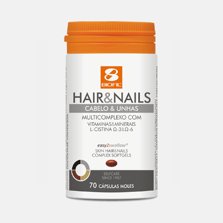Hair & Nails – 70 cápsulas – Biofil