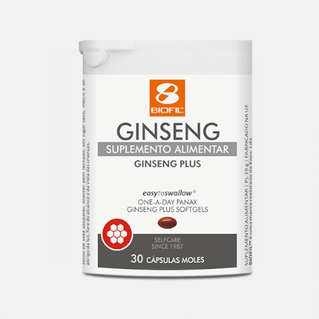 Ginseng Plus – 30 cápsulas – Biofil