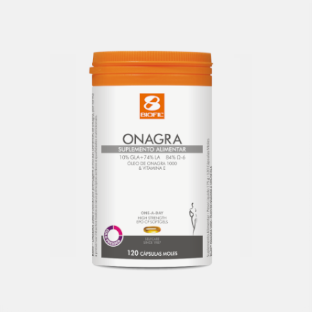 Aceite de Onagra 1000 – 120 cápsulas – Biofil