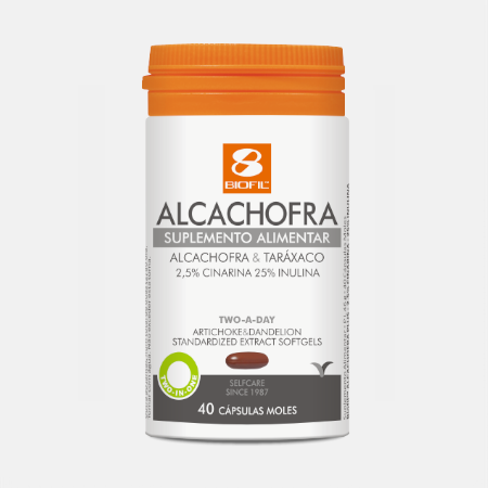 Alcachofa Plus – 40 cápsulas – Biofil