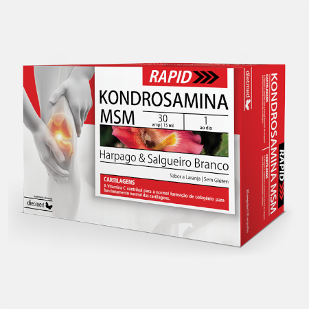 Kondrosamina MSM Rapid – 30 ampollas – DietMed
