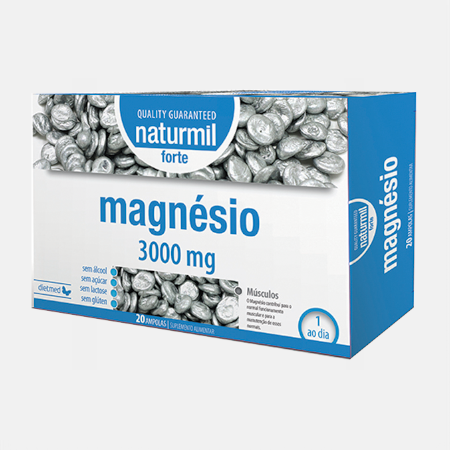Magnesio Forte 3000 mg – 20 ampollas – Naturmil