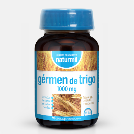 Germen de Trigo 1000 mg – 90 cápsulas – Naturmil