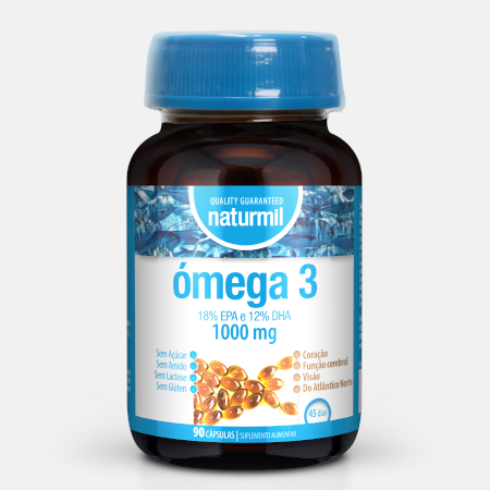Omega 3 1000 mg – 90 cápsulas – Naturmil