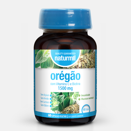 Orégano 1500mg – 60 cápsulas – Naturmil