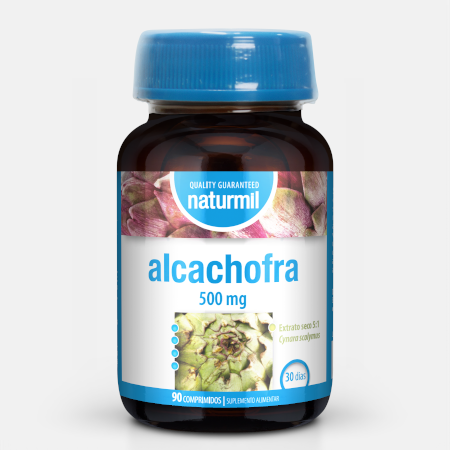 Alcachofa 500mg – 90 comprimidos – Naturmil