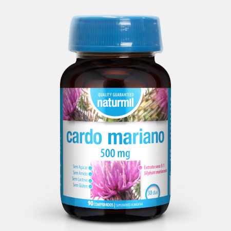 Cardo Mariano 500 mg – 90 comprimidos – Naturmil