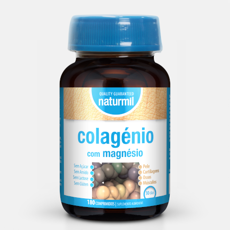 Colágeno con Magnesio – 180 comprimidos – Naturmil