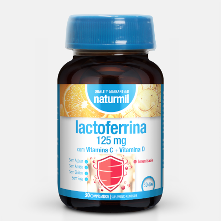 Lactoferrina 125mg – 30 comprimidos – Naturmil