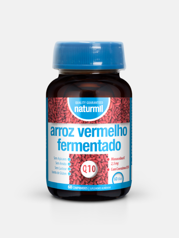 Arroz Rojo Fermentado - 60 comprimidos - Naturmil