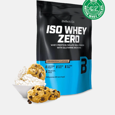 Iso Whey Zero Cookies & Cream – 500g – BioTech USA