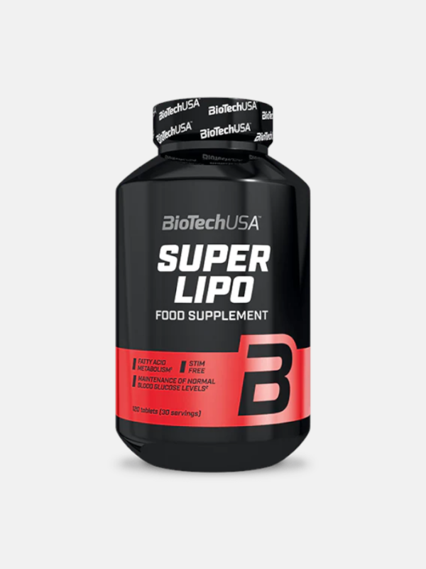 Super Lipo - 120 comprimidos - BioTech USA