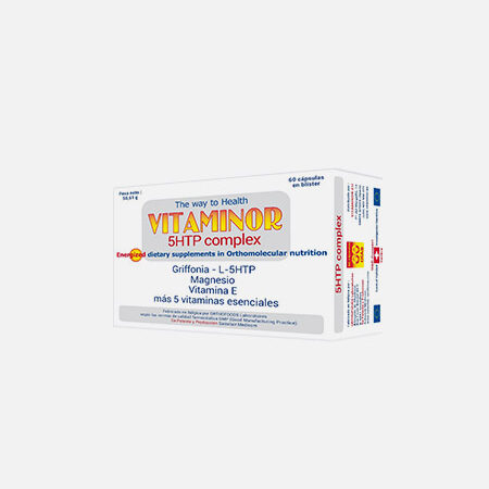 Complejo 5HTP – 60 cápsulas – Vitaminor