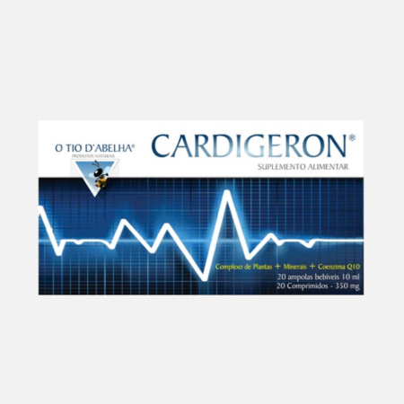 Cardigeron – 20 ampollas + 20 comprimidos – O Tio d´Abelha