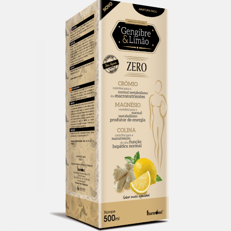 Jengibre y Limón Zero Jarabe – 500 ml – Fharmonat