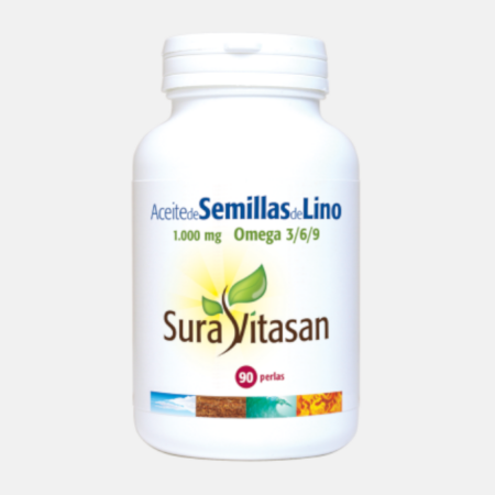Aceite de Semillas de Lino – 90 Cápsulas – Sura Vitasan