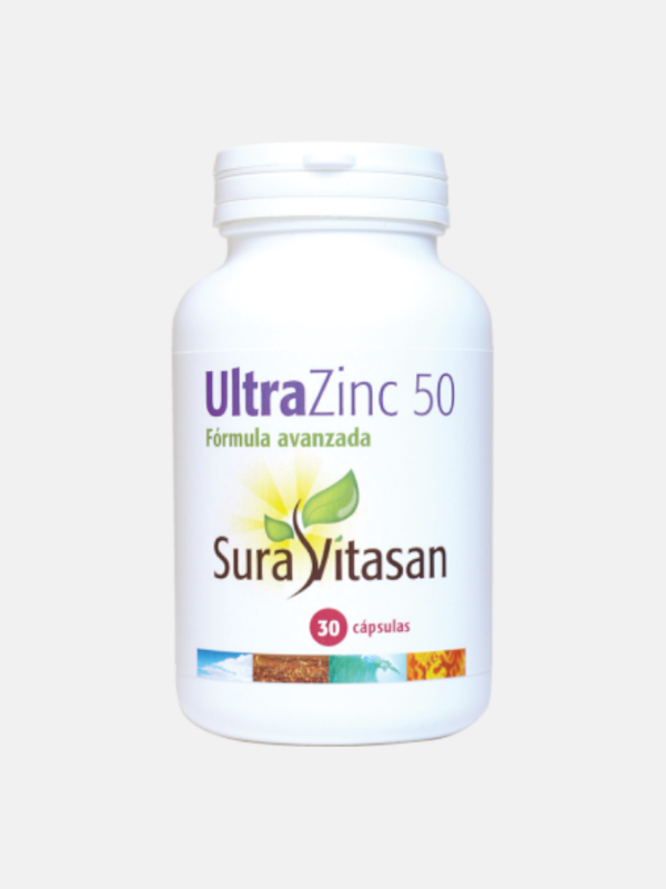 Ultra Zinc 50 mg - 30 cápsulas - Sura Vitasan