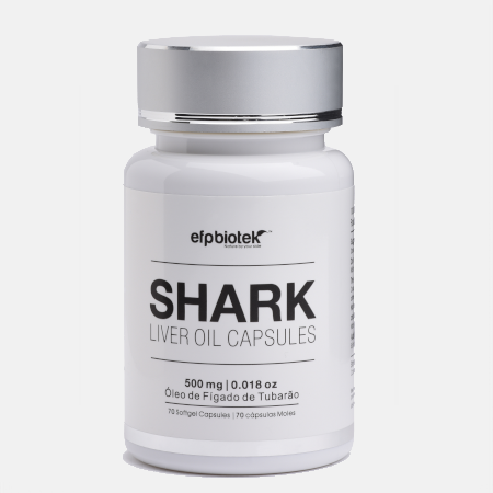 SHARK Liver Oil – 70 cápsulas – EFPBiotek