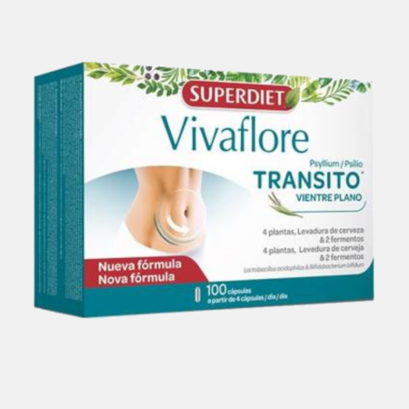 Vivaflore Transito – 100 comprimidos – Super Diet