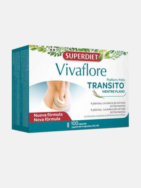 Vivaflore Transito - 100 comprimidos - Super Diet