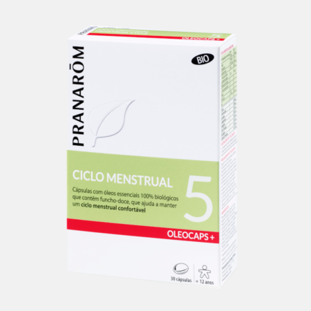 Ciclo menstrual 5 BIO – 30 cápsulas – Pranarom