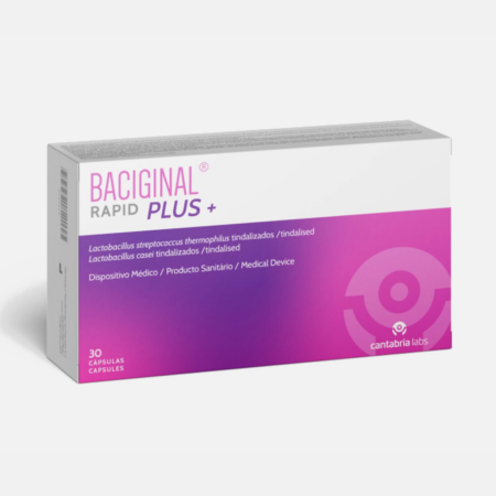 BACIGINAL Rapid Plus – 30 cápsulas – Cantabria Labs