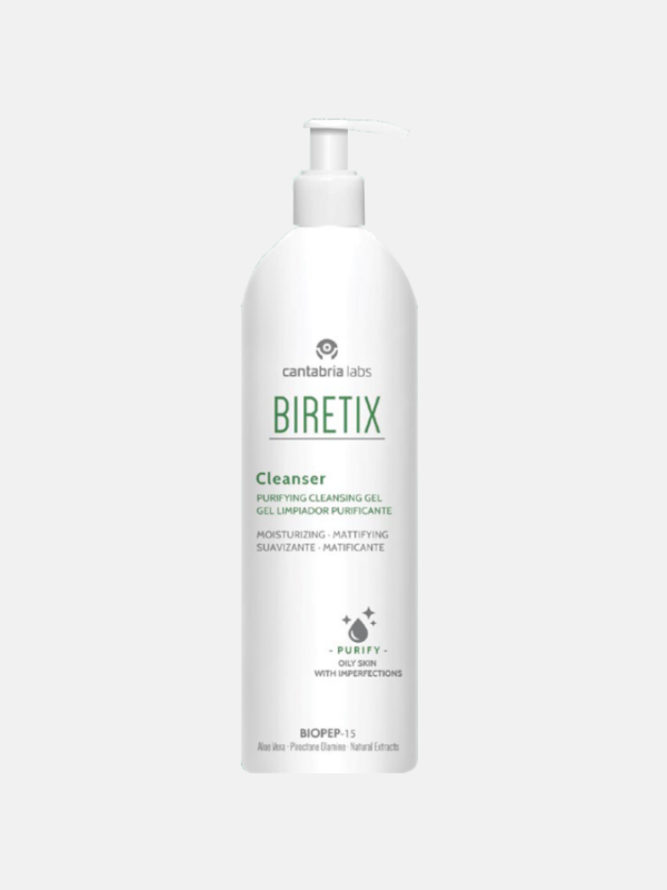 Biretix Cleanser Gel Limpiador Purificante - 400 ml - Cantabria Labs